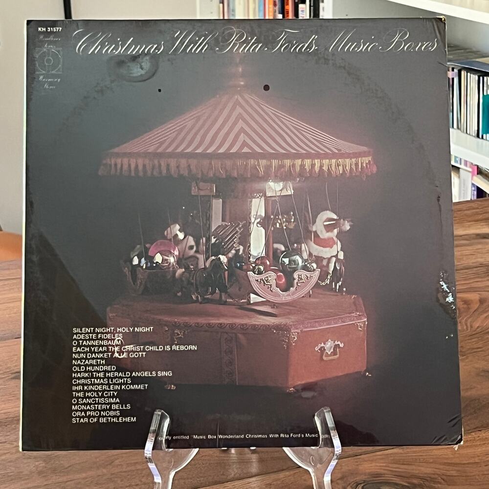 Christmas With Rita Ford's Music Boxes LP 1972 Columbia Harmony KH 31577 Sealed